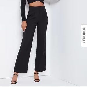 Express Super High Waisted Straight Ankle Pant